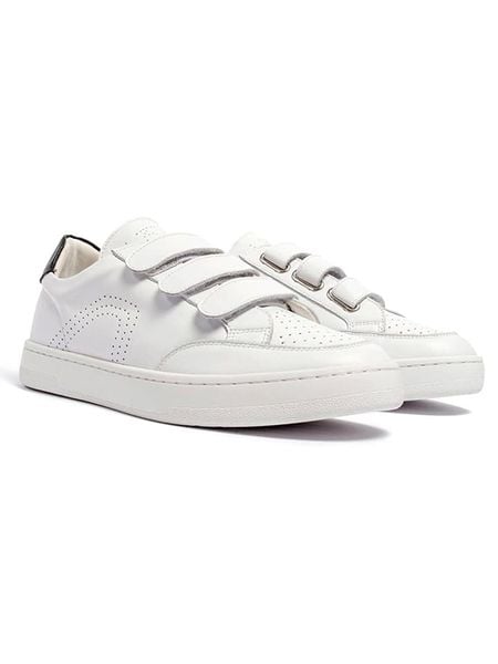 Loft37 Skórzane sneakersy "Hold On" w kolorze białym rozmiar: 40. Białe trampki Loft37, bez wzorów, bez zapięcia. Za 322,73 zł.