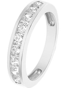 Wishlist Srebrny pierścionek z cyrkoniami rozmiar: 50. Szare pierścionki Wishlist, z cyrkonią, srebrne. Za 74,81 zł.