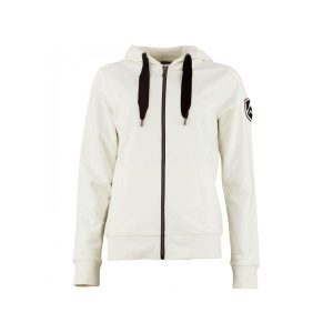 Damska bawełniana bluza rozpinana na całej długości Peak Mountain French Terry. Białe bluzy Peak Mountain, bez wzorów, z bawełny, bez kaptura. Za 241,00 zł.