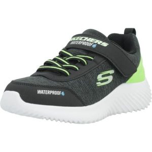 Buty SKECHERS BOUNDER-DRIPPER DROP Czarny. Czarne buty trekkingowe Skechers, z syntetyku, bez zapięcia. Za 276,63 zł.