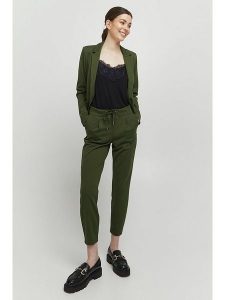 B.young Spodnie w kolorze zielonym rozmiar: L. Czarne spodnie dresowe b.young, l, bez wzorów, z dresówki. Za 80,95 zł.