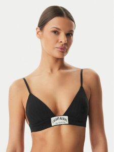 Calvin Klein Underwear Biustonosz braletka LV00QF8886 Czarny. Czarne biustonosze Calvin Klein Underwear, bez wzorów, z bawełny. Za 189,99 zł.