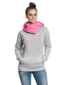 Pussy Deluxe Bluza w kolorze szarym rozmiar: XS. Szare bluzy Pussy Deluxe, xs, bez wzorów, z kapturem. Za 28,51 zł.