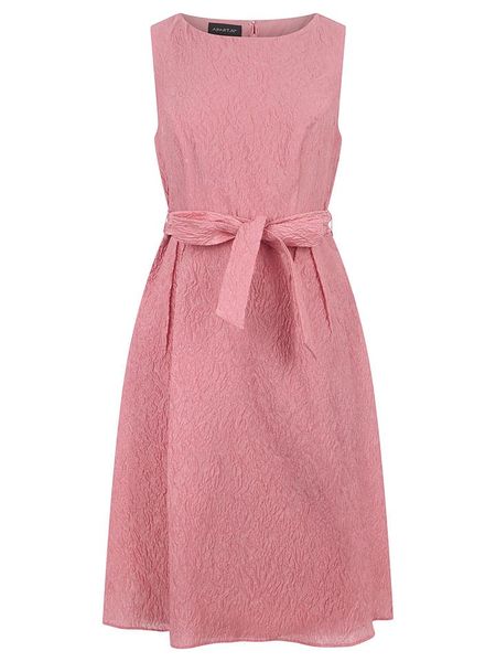 APART Sukienka w kolorze jasnoróżowym rozmiar: 42. Różowe sukienki Apart, bez wzorów, z tkaniny, bez kołnierzyka, bez ramiączek, midi. Za 459,95 zł.