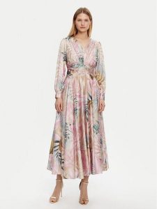 Guess Sukienka wieczorowa W5PK1U WD8G2 Kolorowy Regular Fit. Sukienki Guess, s, z aplikacjami, z syntetyku, wizytowe, bez kołnierzyka, bez ramiączek. Za 619,99 zł.