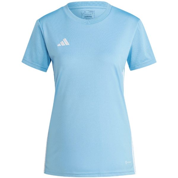 Koszulka damska adidas Tabela 23 Jersey. Białe bluzki ADIDAS, l, bez wzorów, z jersey, sportowe, bez kołnierzyka, bez ramiączek. Za 64,00 zł.