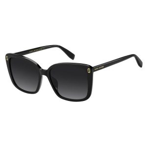MARC JACOBS MJ 1127/G/S 807 Okulary przeciwsłoneczne dla kobiet, rozmiar 56 mm. Czarne okulary przeciwsłoneczne Marc Jacobs. Za 771,80 zł.