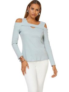 WITT WEIDEN Koszulka w kolorze błękitnym rozmiar: 48. Niebieskie bluzki WITT WEIDEN, bez wzorów, bez kołnierzyka, bez ramiączek. Za 39,99 zł.