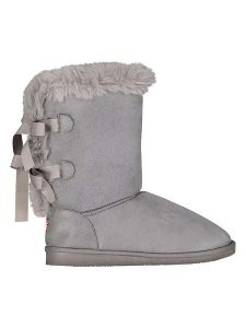 Geographical Norway Kozaki zimowe "Omarie" w kolorze szarym rozmiar: 41. Szare kozaki Geographical Norway, na zimę, bez wzorów, z futra, bez obcasa, bez zapięcia. Za 86,99 zł.