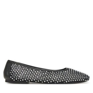 Baleriny Steve Madden. Czarne balerinki Steve Madden, bez wzorów, bez obcasa, bez zapięcia. Za 329,99 zł.