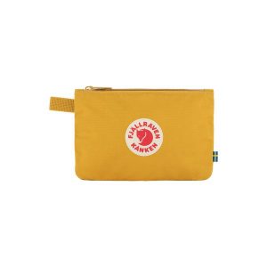 Saszetka Fjallraven Kanken Gear Pocket - ochre. Żółte nerki i saszetki Fjällräven, bez wzorów. Za 79,99 zł.