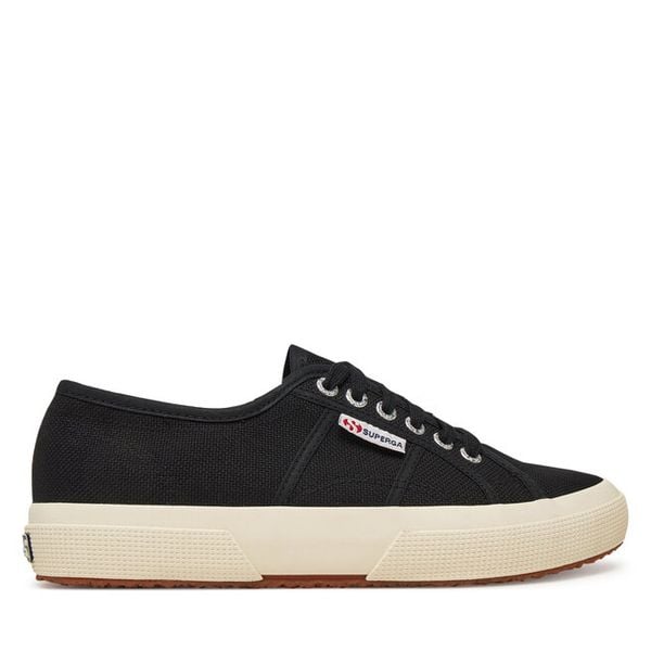 Tenisówki Superga. Czarne trampki Superga, bez wzorów, bez zapięcia. Za 139,99 zł.