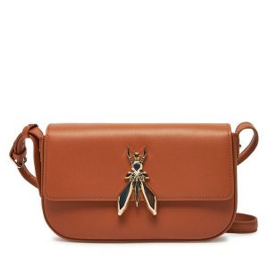 Torebka Patrizia Pepe. Brązowe torebki klasyczne Patrizia Pepe, bez wzorów, bez dodatków. Za 679,99 zł.