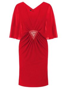 APART Sukienka w kolorze czerwonym rozmiar: 36. Czerwone sukienki Apart, bez wzorów, bez kołnierzyka, bez ramiączek, mini. Za 187,99 zł.