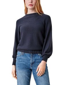 S.Oliver Sweter w kolorze granatowym rozmiar: 42. Niebieskie swetry oversize s.Oliver, s, bez wzorów, ze splotem, bez ramiączek. Za 83,81 zł.
