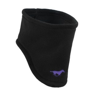 Jeździecki komin polarowy GALOP WEAR - Ocieplacz na szyję. Czarne szaliki GALOP WEAR, bez wzorów, z dzianiny. Za 119,00 zł.