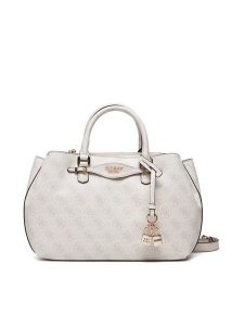 Guess Torebka Katya HWSG96 52060 Biały. Białe torebki klasyczne Guess, z aplikacjami, ze skóry, bez dodatków. Za 489,99 zł.