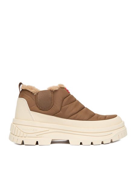 Hunter Śniegowce CEO-H1-131 Brązowy. Brązowe buty zimowe Hunter, z materiału, bez obcasa, bez zapięcia. Za 299,99 zł.