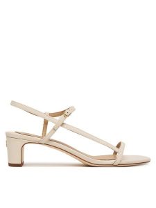 LAUREN RALPH LAUREN Sandały 802P00097004 Biały. Białe sandały Lauren Ralph Lauren, bez wzorów, ze skóry, bez obcasa, na płaskiej podeszwie, bez zapięcia. Za 502,99 zł.