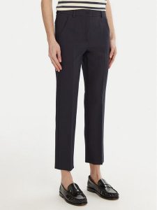Weekend Max Mara Chinosy Rana 2515131031 Granatowy Regular Fit. Niebieskie chinosy Weekend Max Mara, bez wzorów, z bawełny. Za 509,99 zł.