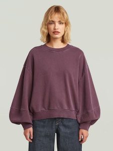 G-Star Bluza w kolorze fioletowym rozmiar: M. Różowe bluzy G-Star, m, bez wzorów, z bawełny, bez kaptura. Za 178,98 zł.
