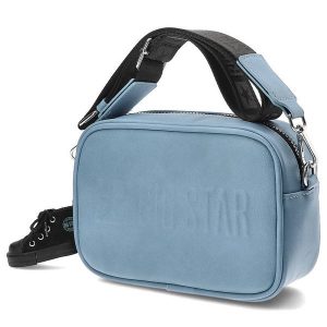 Niebieska Torebka Big Star Damska Listonoszka. Niebieskie listonoszki Big Star Accessories, bez wzorów, ze skóry ekologicznej, bez dodatków. Za 169,00 zł.