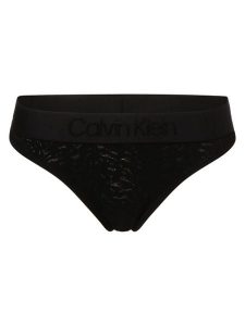 Calvin Klein Stringi Kobiety czarny, L. Czarne stringi Calvin Klein, bez wzorów. Za 139,95 zł.
