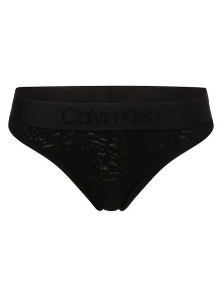 Calvin Klein Stringi Kobiety czarny, L. Czarne stringi Calvin Klein, bez wzorów. Za 139,95 zł.