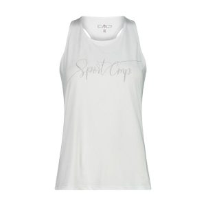 Damski tank top CMP. Białe topy CMP, s, bez wzorów, eleganckie, bez kołnierzyka, bez ramiączek. W wyprzedaży za 107,05 zł.