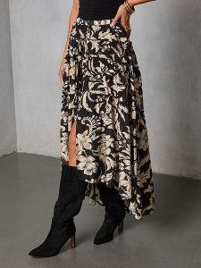 Milan Kiss Spódnica w kolorze czarnym rozmiar: S. Czarne spódnice Milan Kiss, s, bez wzorów, z wiskozy, midi. Za 168,95 zł.