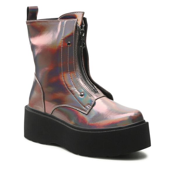 Trzewiki Jenny Fairy. Botki Jenny Fairy, bez wzorów, bez obcasa, na koturnie, bez zapięcia. Za 139,99 zł.