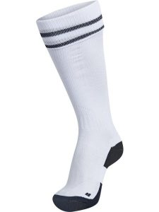 Skarpetki Hummel Element Football. Białe skarpetki Hummel, bez wzorów, z materiału. Za 22,00 zł.