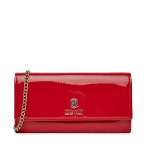 Torebka Nine West. Czerwone torebki klasyczne Nine West, bez wzorów, bez dodatków. Za 119,99 zł.