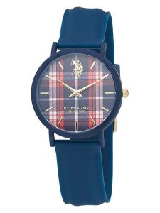 U.S. Polo Assn. Zegarek kwarcowy w kolorze granatowo-czerwono-białym rozmiar: onesize. Niebieskie, analogowe zegarki U.S. Polo Assn. Za 86,99 zł.
