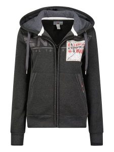 Geographical Norway Bluza "Gwen" w kolorze czarnym rozmiar: S. Czarne bluzy Geographical Norway, s, bez wzorów, bez kaptura. Za 118,56 zł.