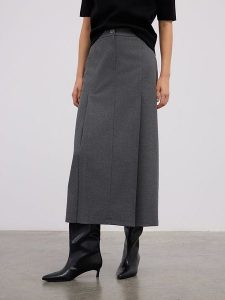 BGN Spódnica w kolorze antracytowym rozmiar: 38. Czarne spódnice BGN, na co dzień, bez wzorów, midi. Za 87,19 zł.