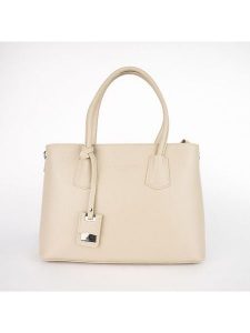 Christian Laurier Skórzana torebka "Pia" w kolorze kremowym - 33 x 30 x 12 cm rozmiar: onesize. Brązowe torebki klasyczne Christian Laurier, bez wzorów, z materiału, na ramię, bez dodatków. Za 260,99 zł.