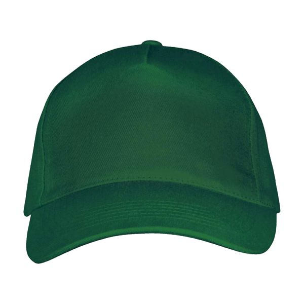 Czapka Z Daszkiem Z 5 Panelami Long Beach. Zielone czapki SOL'S, bez wzorów. Za 31,99 zł.