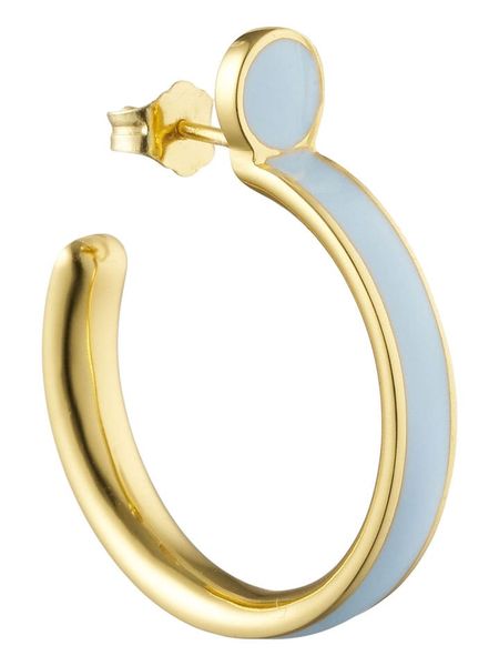 Design Letters Pozłacane kolczyki-kreole "Rainbow" rozmiar: onesize. Żółte kolczyki Design Letters, pozłacane. Za 86,99 zł.