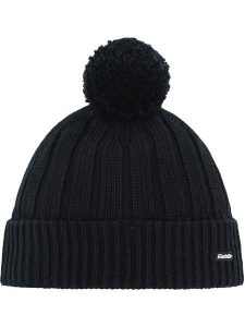 Eisbär Czapka "Ayo" w kolorze czarnym rozmiar: onesize. Czarne czapki Eisbar, bez wzorów, prążkowane. Za 114,17 zł.