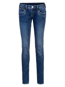 Herrlicher Dżinsy "Piper" - Slim fit - w kolorze granatowym rozmiar: W32/L32. Niebieskie jeansy Herrlicher, bez wzorów. Za 217,99 zł.