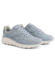 TRAVELIN' Skórzane sneakersy "Rampton" w kolorze błękitnym rozmiar: 40. Niebieskie trampki Travelin', bez wzorów, bez zapięcia. Za 408,49 zł.
