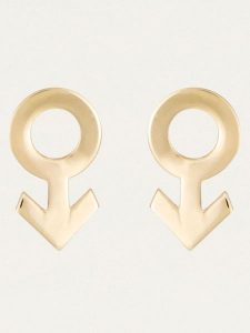 OR ÉCLAT Złote kolczyki-wkrętki "Women" rozmiar: onesize. Żółte kolczyki OR ÉCLAT, złote. Za 224,52 zł.