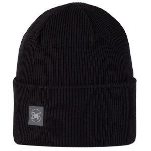 Czapka dla dorosłych Crossknit Beanie. Czarne czapki Buff, bez wzorów. Za 149,99 zł.