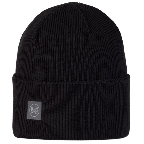 Czapka dla dorosłych Crossknit Beanie. Czarne czapki Buff, bez wzorów, sportowe. Za 149,99 zł.