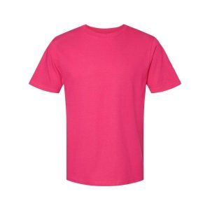 Koszulka Unisex Dla Dorosłych Softstyle Midweight. Czerwone bluzki GILDAN, s, bez wzorów, sportowe, bez kołnierzyka, bez ramiączek. Za 43,99 zł.