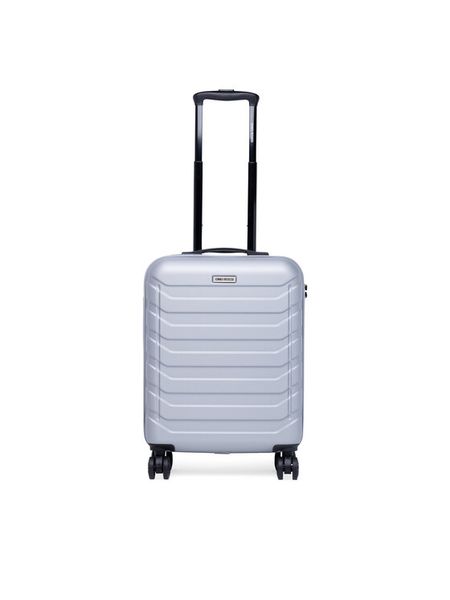 Gino Rossi Walizka kabinowa GIN-S-003-05-SILVER Srebrny. Szare walizki Gino Rossi, bez wzorów, z materiału. Za 259,99 zł.