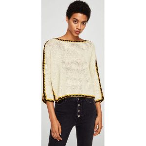 Mango - Sweter Bali. Swetry klasyczne marki Mango. W wyprzedaży za 79,90 zł.