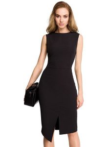 Stylove Sukienka w kolorze czarnym rozmiar: S. Czarne sukienki Stylove, s, bez wzorów, bez kołnierzyka, bez ramiączek, midi. Za 39,99 zł.