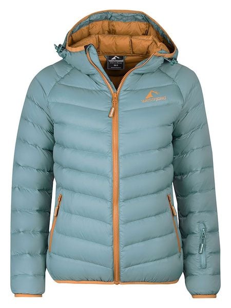 Westfjord Kurtka puchowa "Snaefell" w kolorze turkusowym rozmiar: 3XL. Niebieskie kurtki Westfjord, s, bez wzorów, z puchu, bez kaptura. Za 279,11 zł.